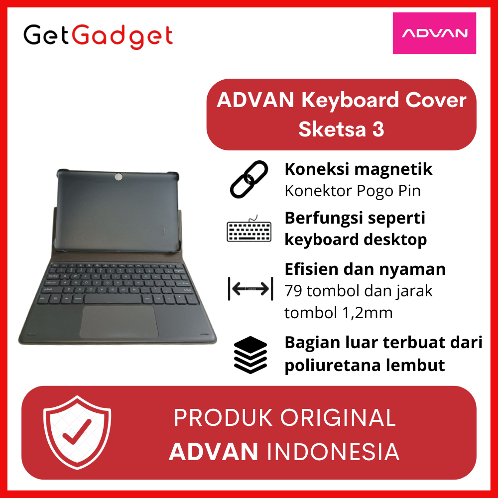 Keyboard Cover Advan Sketsa 3 - New Original