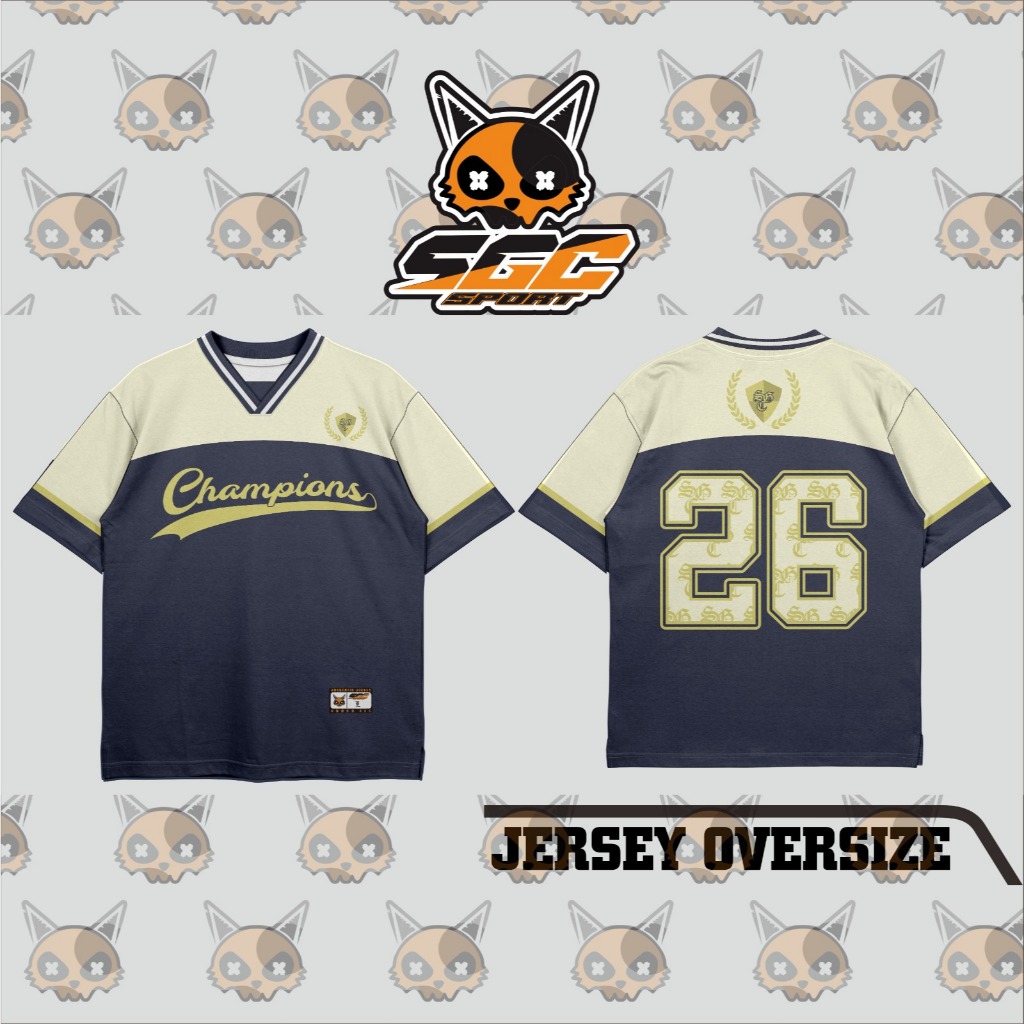 SGC Sport / Champions / Jersey / Streetwear / Retro / Vintage / Oversize / Rugby / Baseball