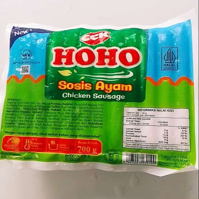 

HoHo Sosis Ayam Short isi 31 pcs 500 gram