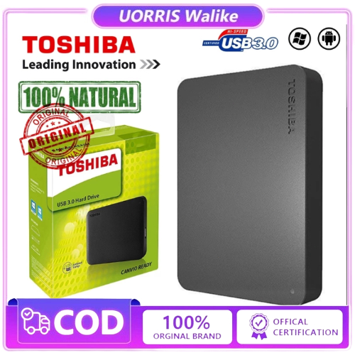 2TB HD Hardisk Eksternal / HDD External USB 3.0 Portable hardisk eksternal ORIGINAL Toshiba 1tb 2tb 
