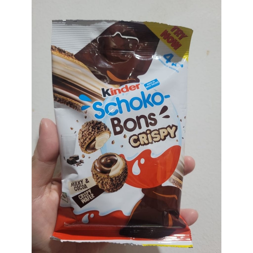 

Kinder School Bond Crispy Wafer Milky Cocoa chocolate 22,4gr Original Singapore