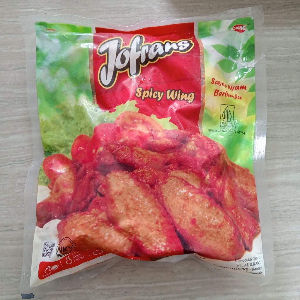 

JOFRANS Spicy Wing/Sayap Berbumbu 500g