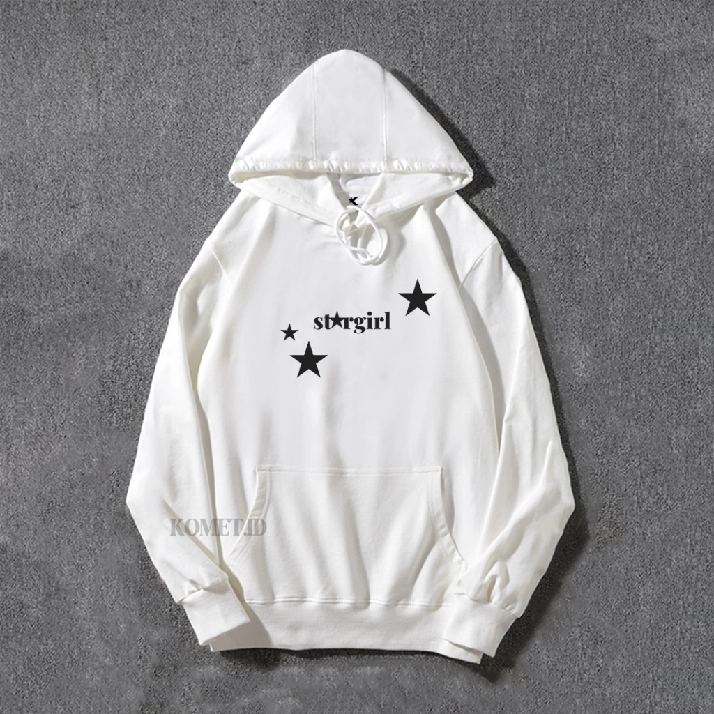STARGIRL - Hoodie Fleece 300GSM Oversize White