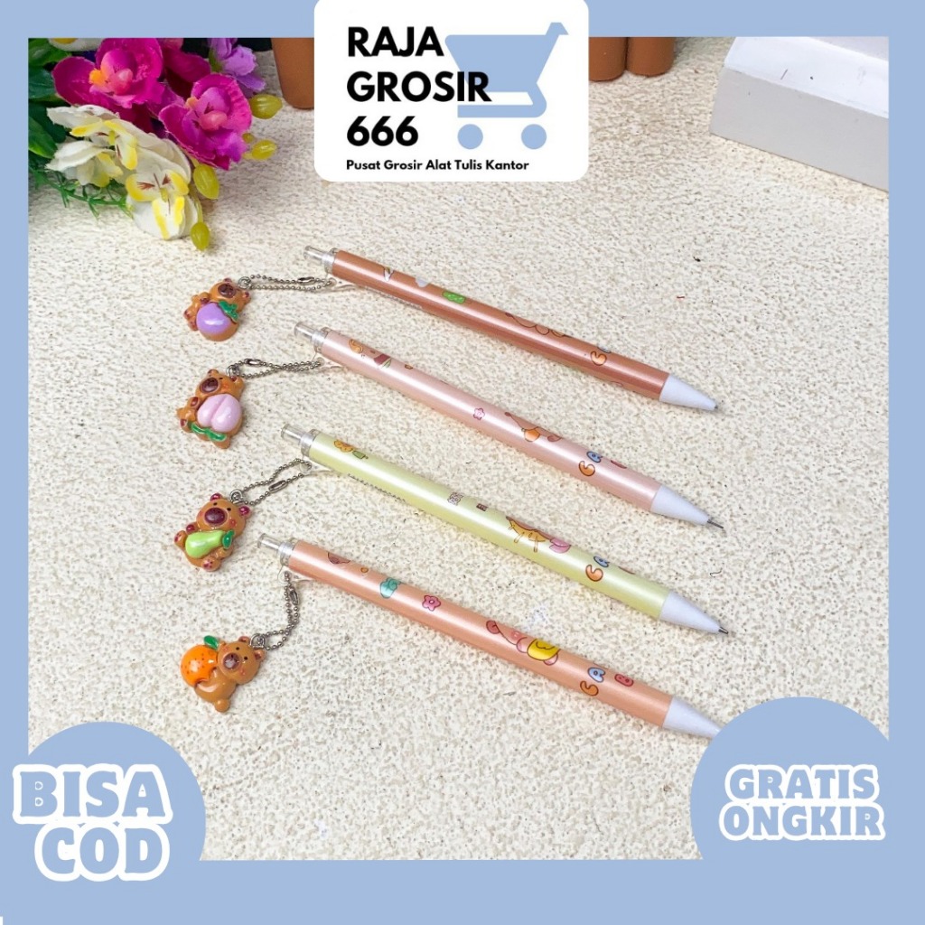

PENSIL CETEK GANTUNGAN RESIN CAPYBARA PC-1914 PENCIL ALAT TULIS KANTOR COD