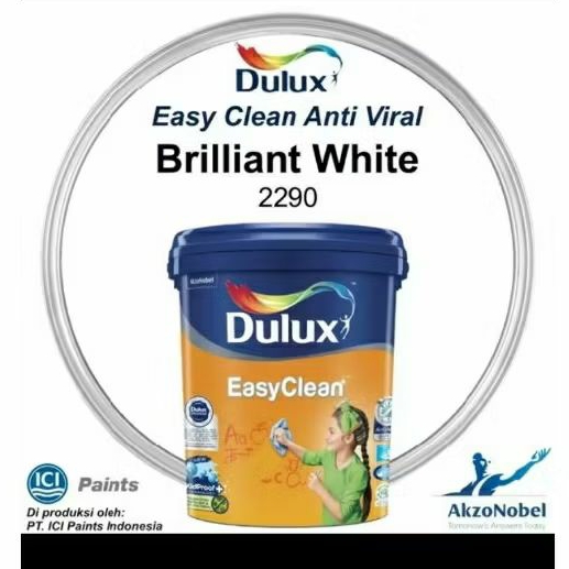 Dulux easy clean brilliant white pail