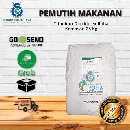 

TITANIUM DIOXIDE EX ROHA 25KG