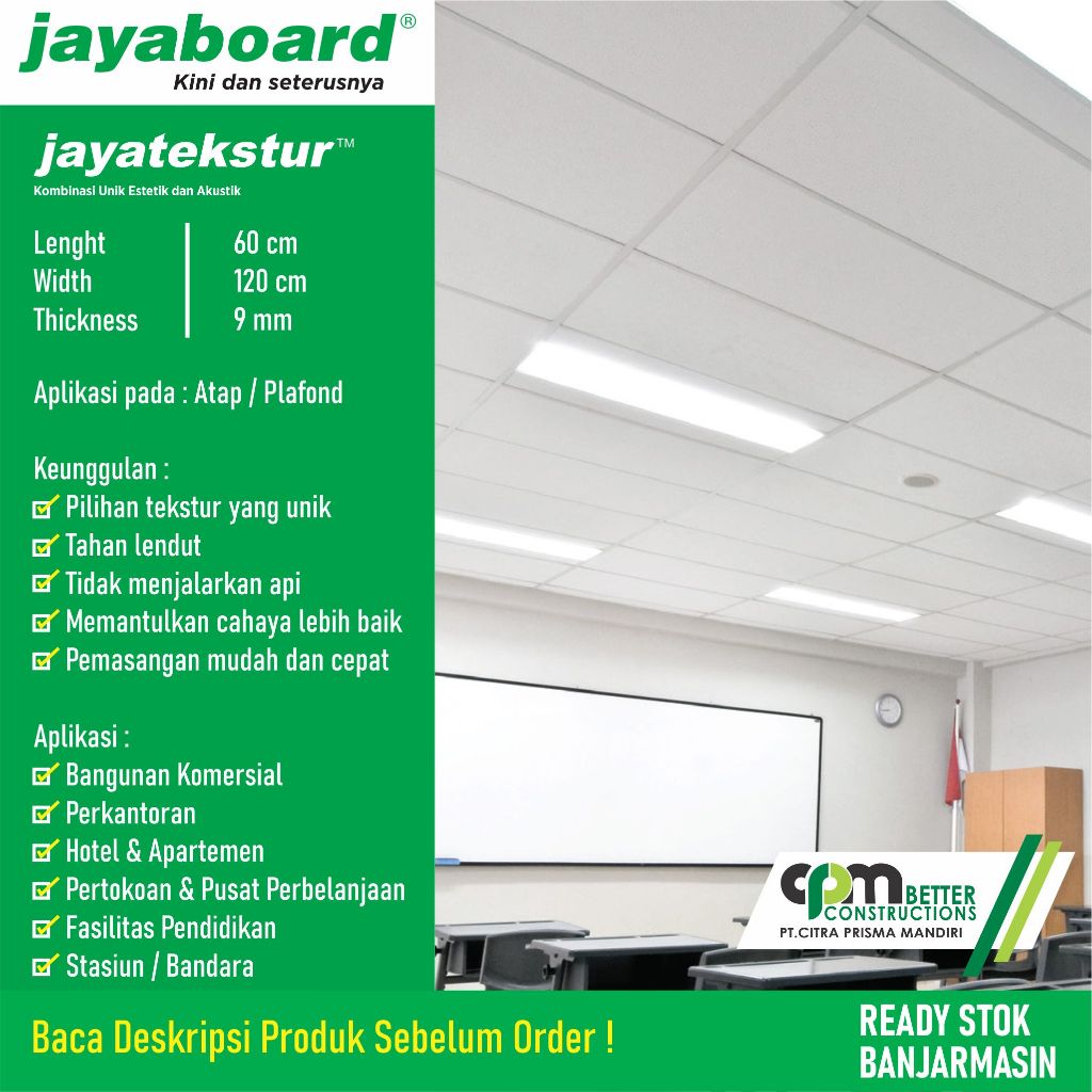 Jayaboard Gyptile JayaPanel JayaTekstur Byhua 60x120
