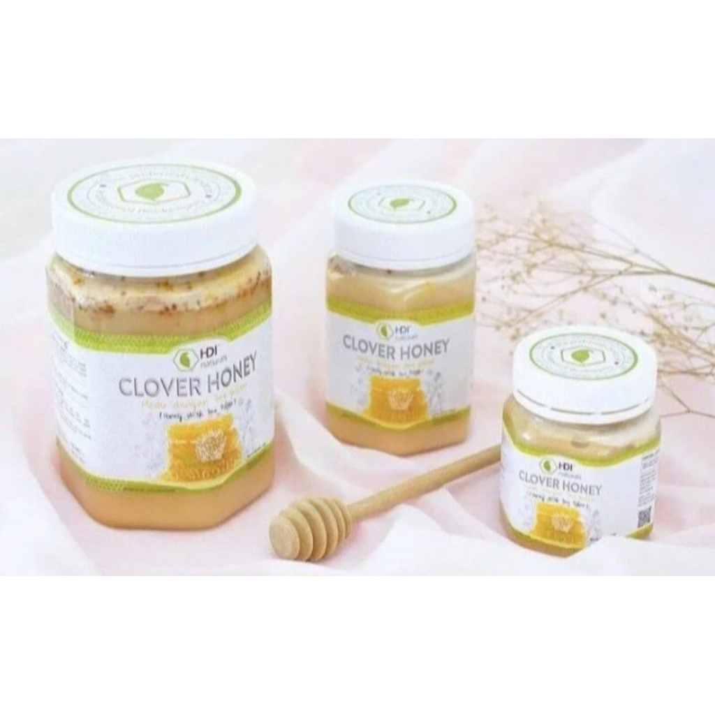 

clover honey 1kg,500gr,250gr ori 2028 segel free sendok kayu