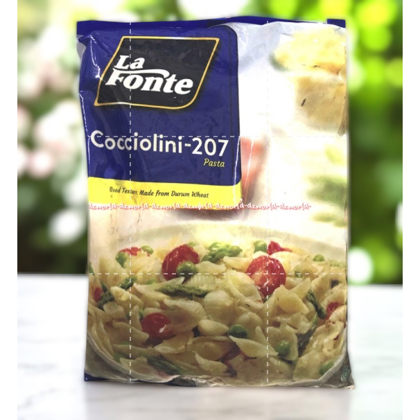 

La Fonte 120gr Cacciolini 207 Pasta Mie 120gram Pasta Keong Siap Masak Lafonte Caciolini Cacio Lini