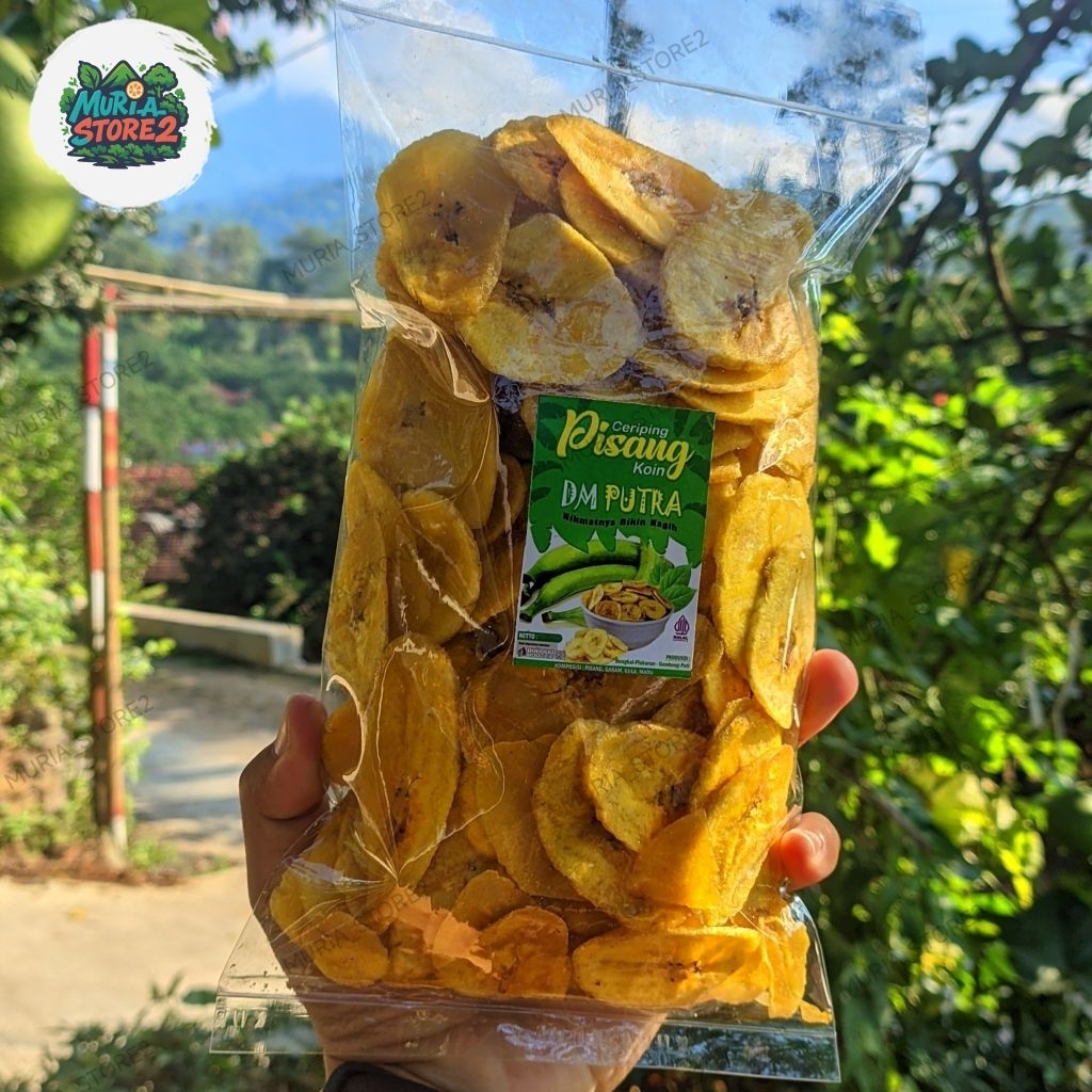 

Keripik Pisang Tanduk Super Khas Muria 250gr - Snack Makanan Kering - Cemilan, Kripik, Food