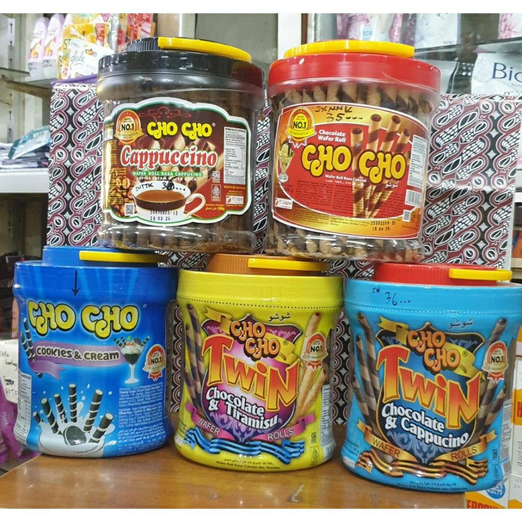 Snack wafer roll ChoCho / Cho Cho toples besar