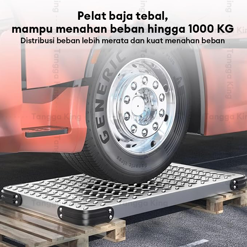 CAVA - REAIM HANDTRUCK TROLI BARANG LIPAT MODEL BESI 1000 KG BESI RINGAN LIPAT TROLI KECIL TROLI