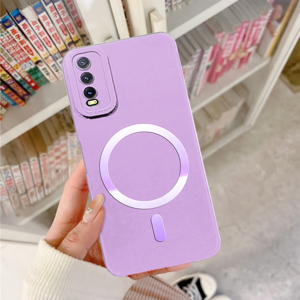 Softcase For Hp ( Vivo Y20/Y12S ) Detail Pro Camera - Fashion Model Magsafe - Camera Protection - Mo