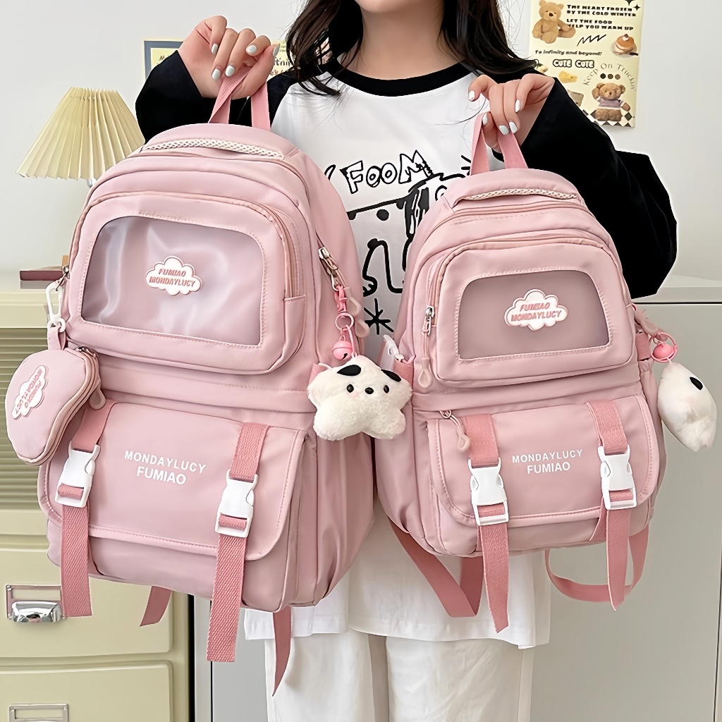 tas sekolah wanita/tas ransel sekolah/tas ransel wanita/ransel wanita korea/tas lucu/tas ransel lapt