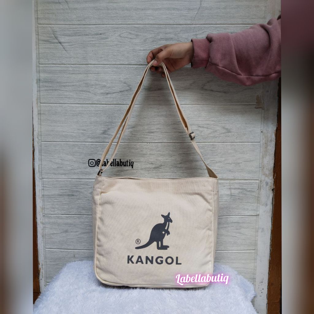 Kangol Tas Selempang Canvas 2 Original