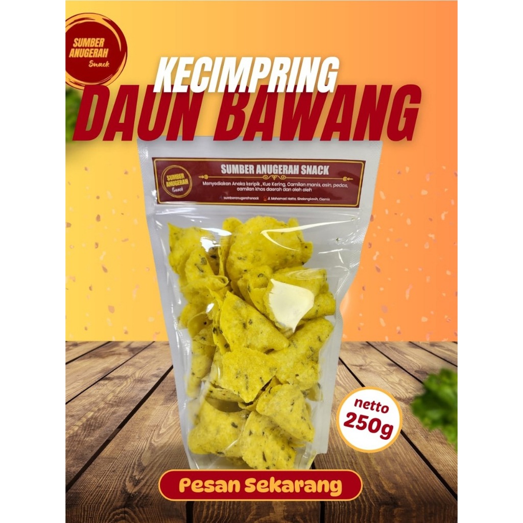 

Kecimpring Daun Bawang /Kecimpring Singkong Bawang Daun Rasa Asin Gurih, Comring