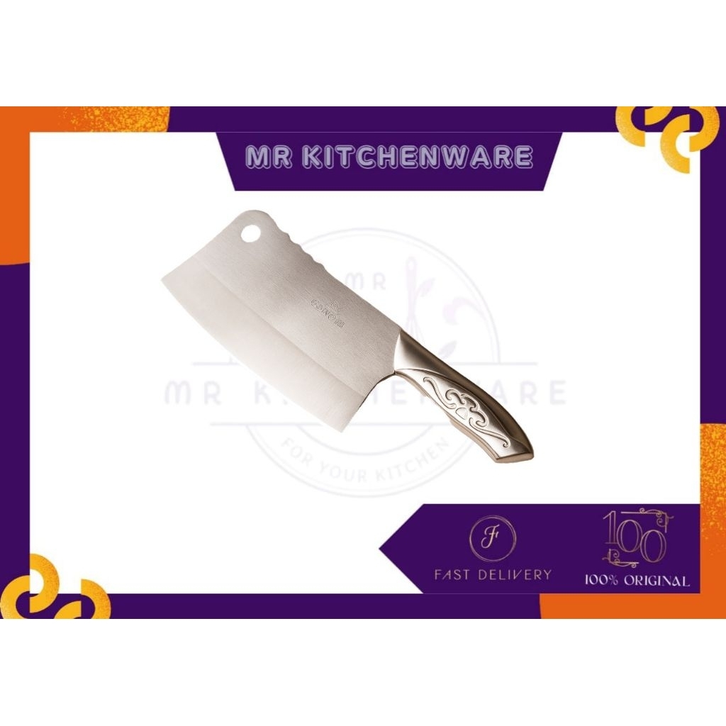 Pisau daging tebal stainless steel tajam