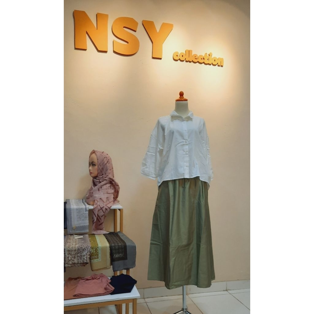 blouse off white Colorbox original //sale barang branded // sisa barang produksi