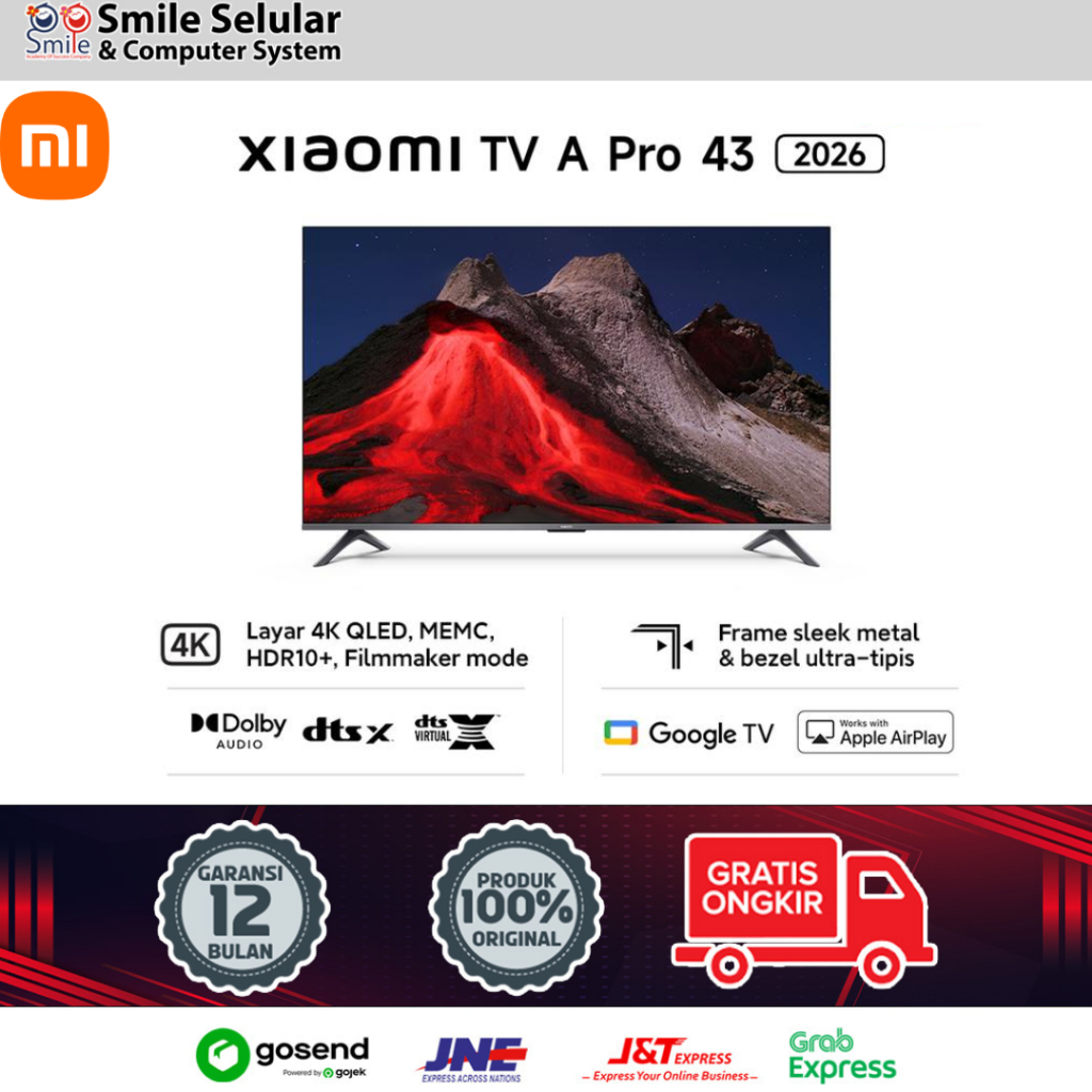 Xiaomi TV A Pro 43 2026 4K QLED Google TV
