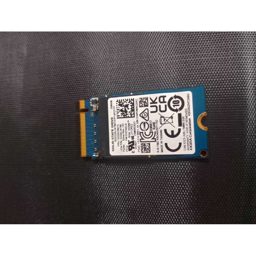 SSD nvme 256 gb