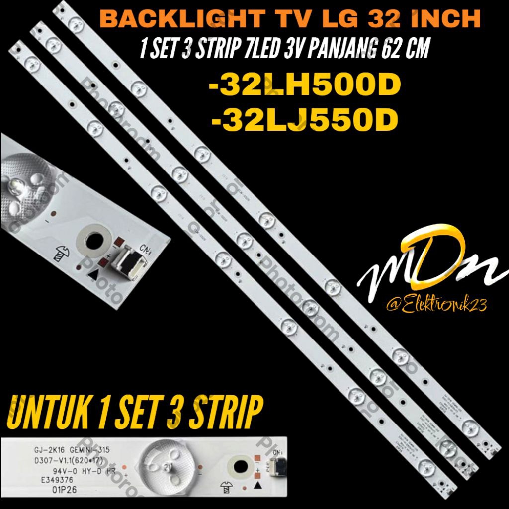 BACKLIGHT TV LED LG 32 INCH 32LH500D- 32LJ550D BACKLIGHT TV LED 32 INCH