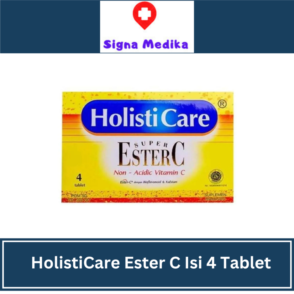 Holisticare Super Ester C Strip Isi 4tablet - Vitamin C