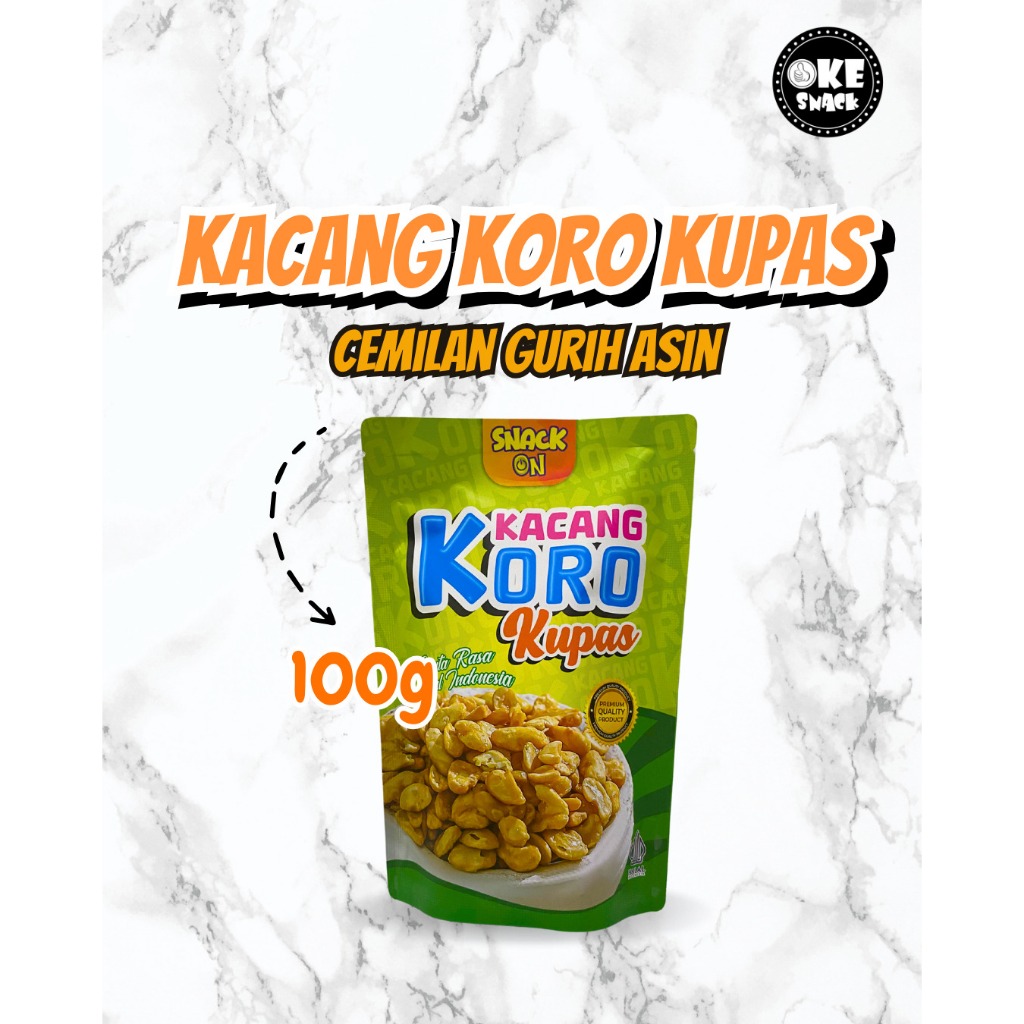 

Snack On Kacang Koro Kupas Original Gurih