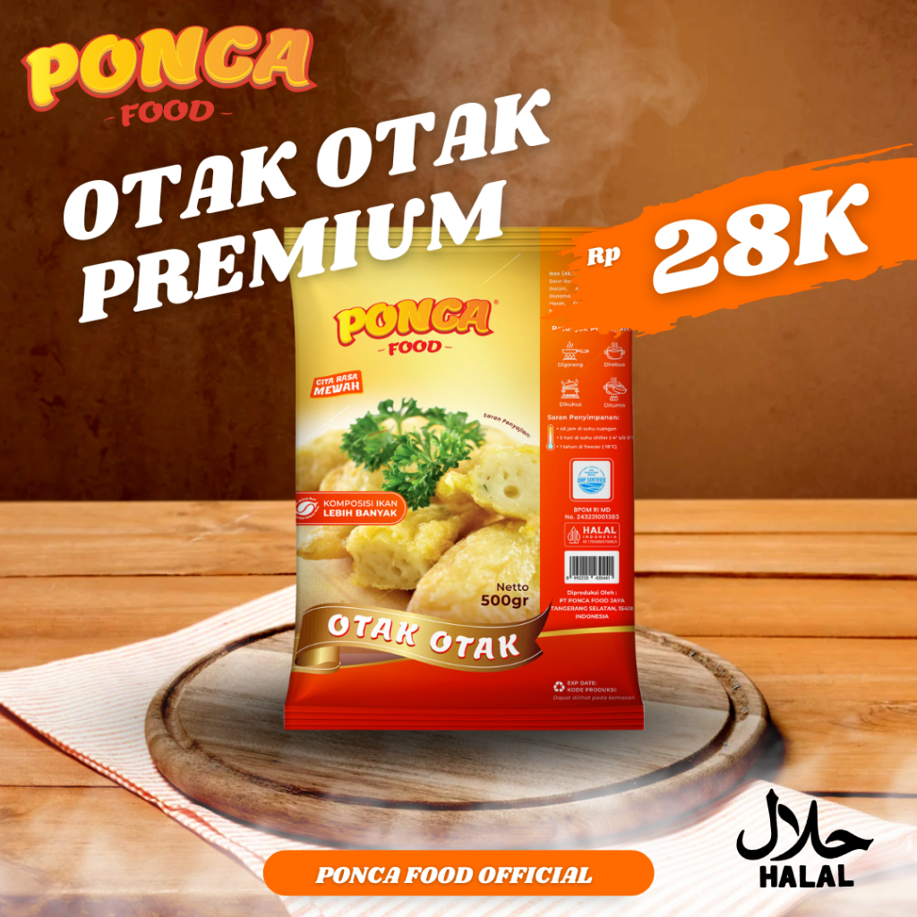 

Otak-Otak Ikan Ponca 1kg – Frozen Food Premium | Tanpa Pengawet | Siap Kukus/Goreng