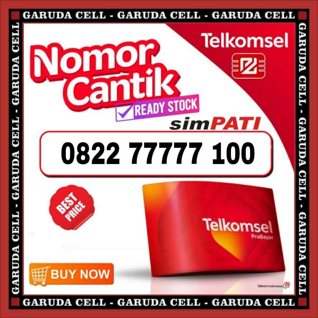 Nomor Cantik Simpati Kartu Perdana Telkomsel sport jaringan 5g 0822 77777 100
