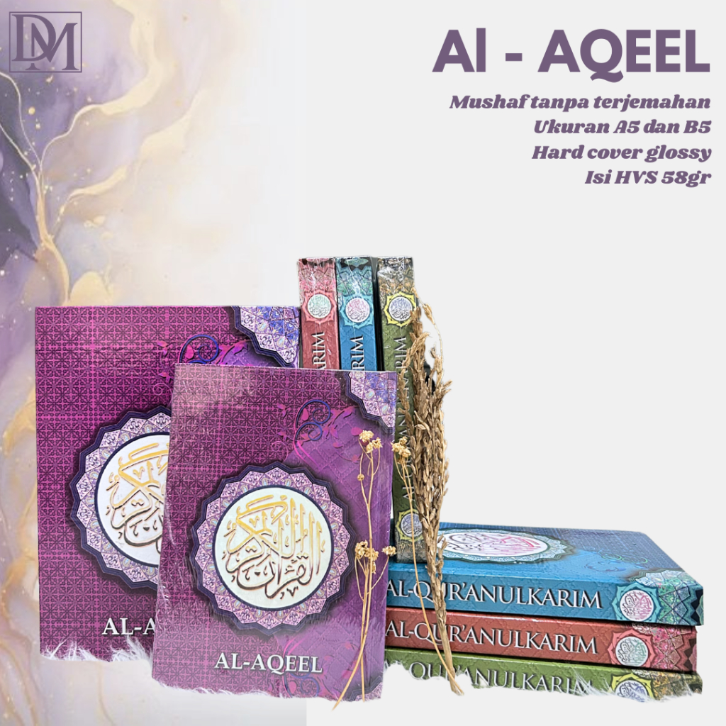Al Quran Mushaf Al Aqeel Full Color A5 HVS