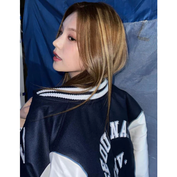 PO Varsity Jumper Bomber Baseball SNU Seoul National University Korea Asli Official