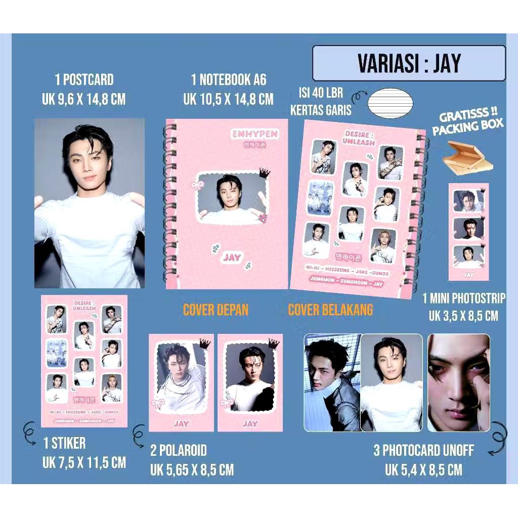 

FANKIT ENHYPEN NOTEBOOK