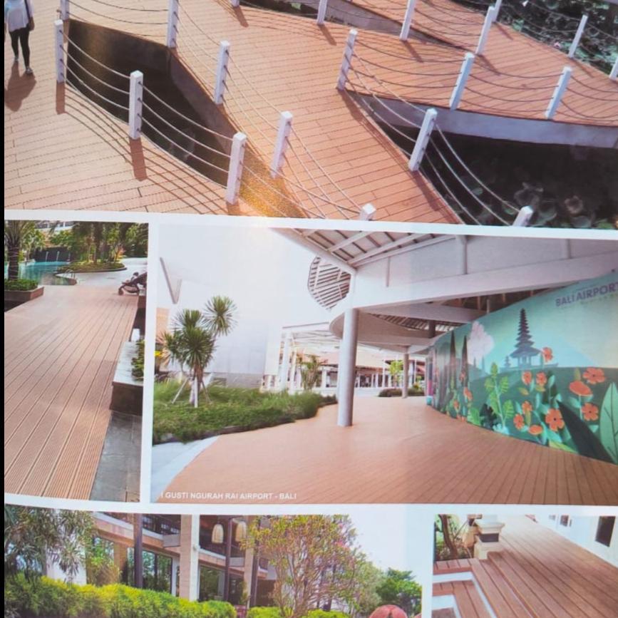 WPC Decking KA Solid / Decking WPC Kayu Asri / Lantai Kayu Asri / WPC Decking Wood