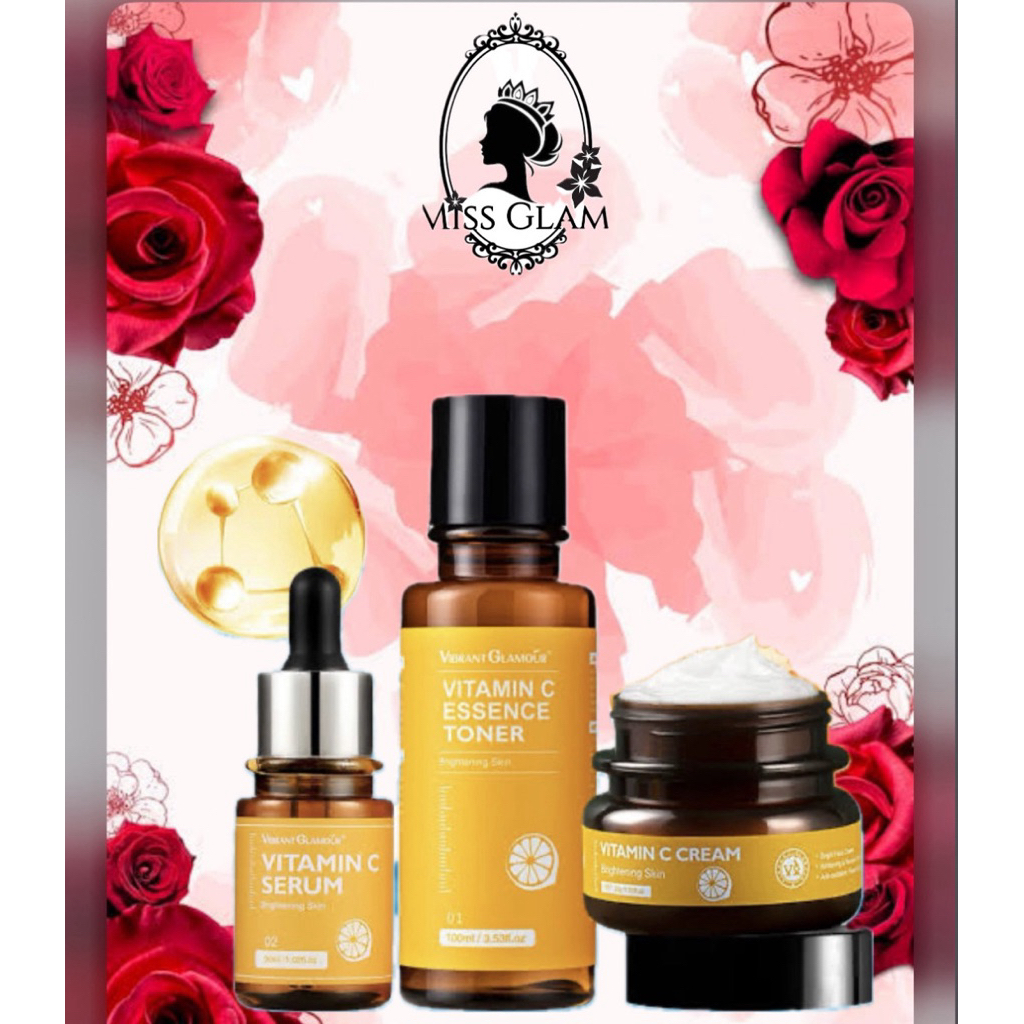Vibrant Glamour Toner , Vibarnt Glamour serum, Vibrant glamour  Vitamin C Cream Whitening