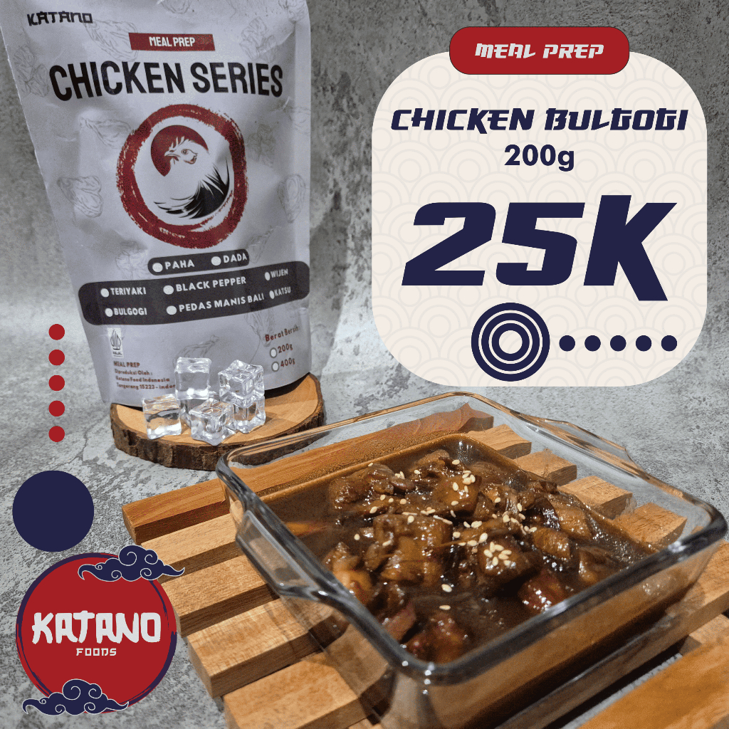 

Ayam Bulgogi | Chicken Bulgogi | Meal Preps - Frozen Food | Dada / Paha | 200g - 400g