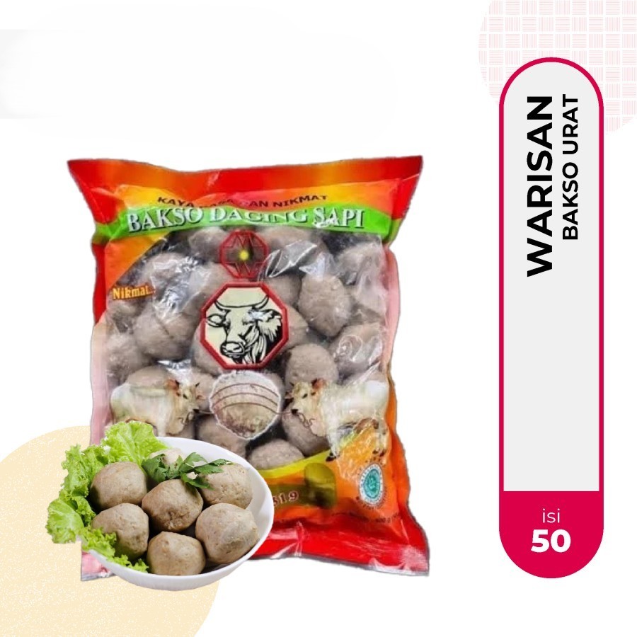 

BAKSO WARISAN HALUS ISI 50 BUTIR