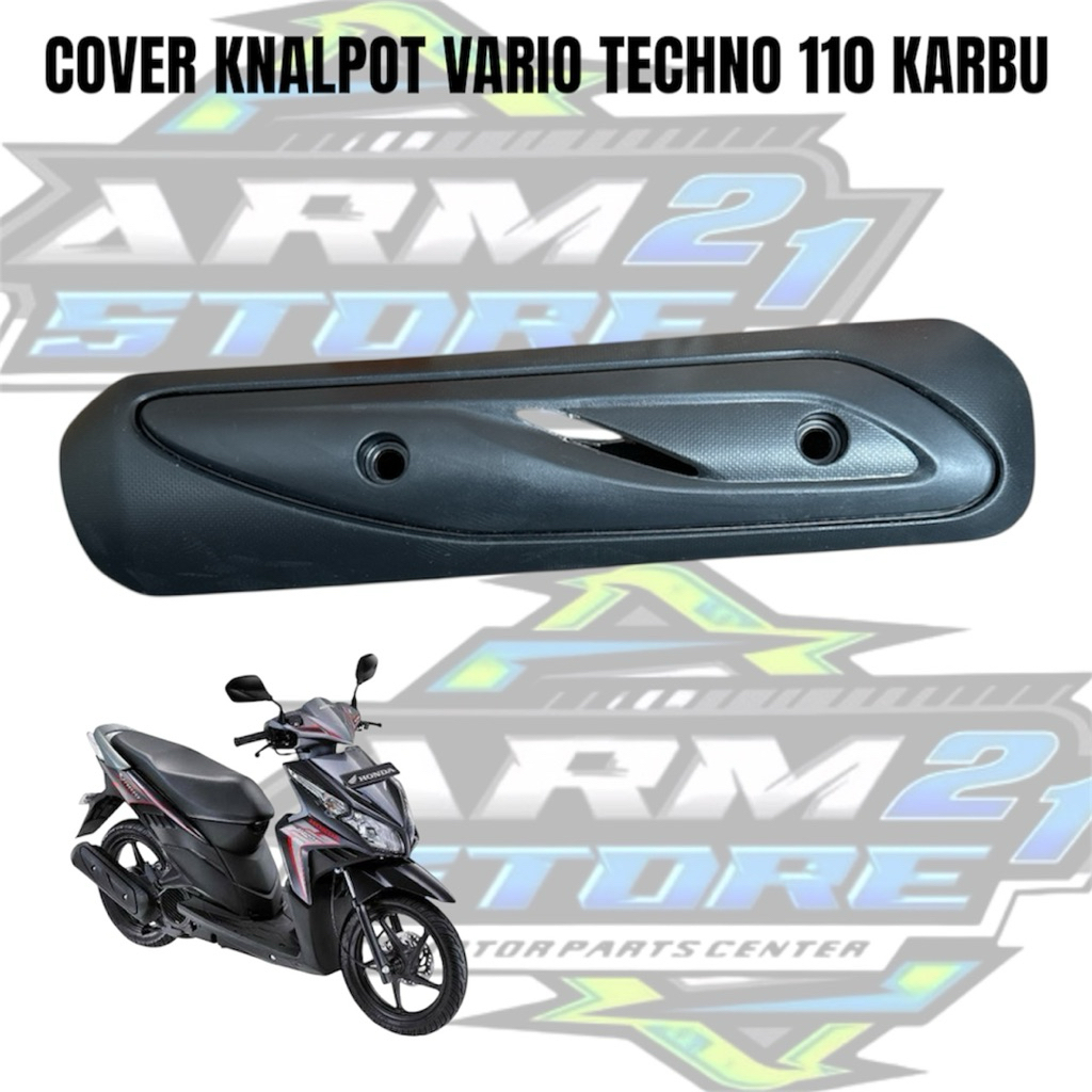 COVER KNALPOT VARIO TECHNO 110 KARBU 2009-2012 / TAMENG KENALPOT VARIO TECHNO 110 KARBU 2009-2012