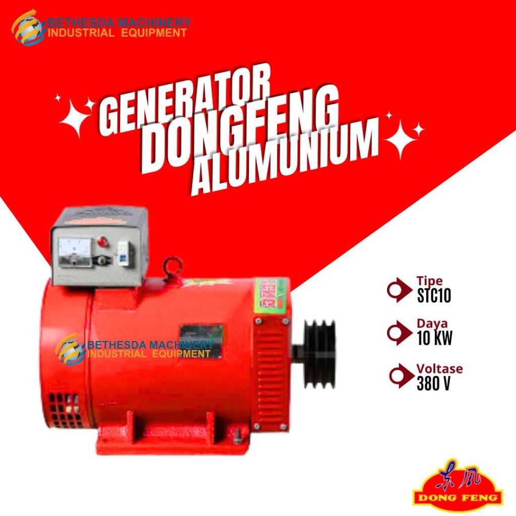 Generator Genset 10 Kw DongFeng 3 Phase STC 10