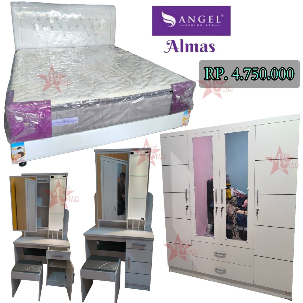 Paket Hantaran Springbed Angel Almas - Star Meubel