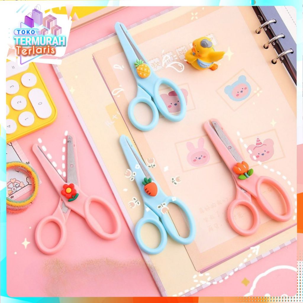 

TTT Gunting Lucu Alat Tulis Anak Sekolah Kartun Diy Kertas Buatan Tangan Kantor Kecantikan Portabel Portabel Portabel Scissors