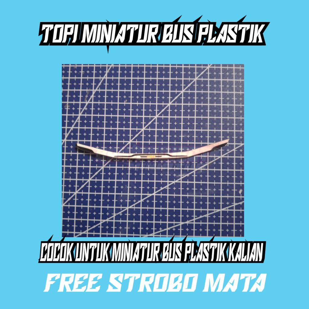 topi miniatur jet bus 3 untuk miniatur