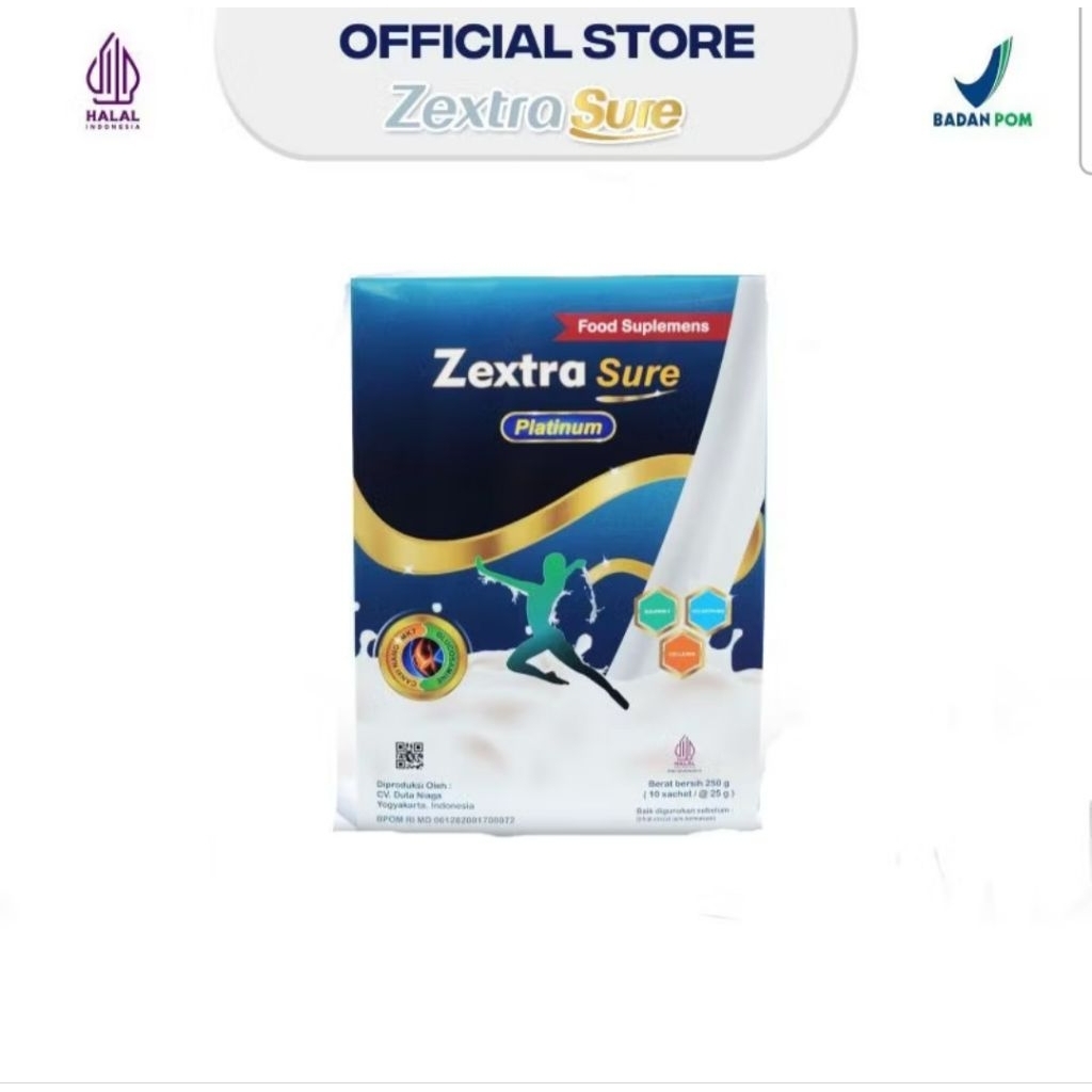 

Zextra Sure Platinum asli mengobati tulang dan sendi paling efektif