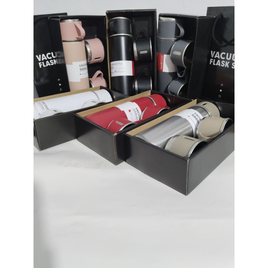 TERMOS CANGKIR SET - VACUUM FLASK - TERMOS VACUUM BISNIS