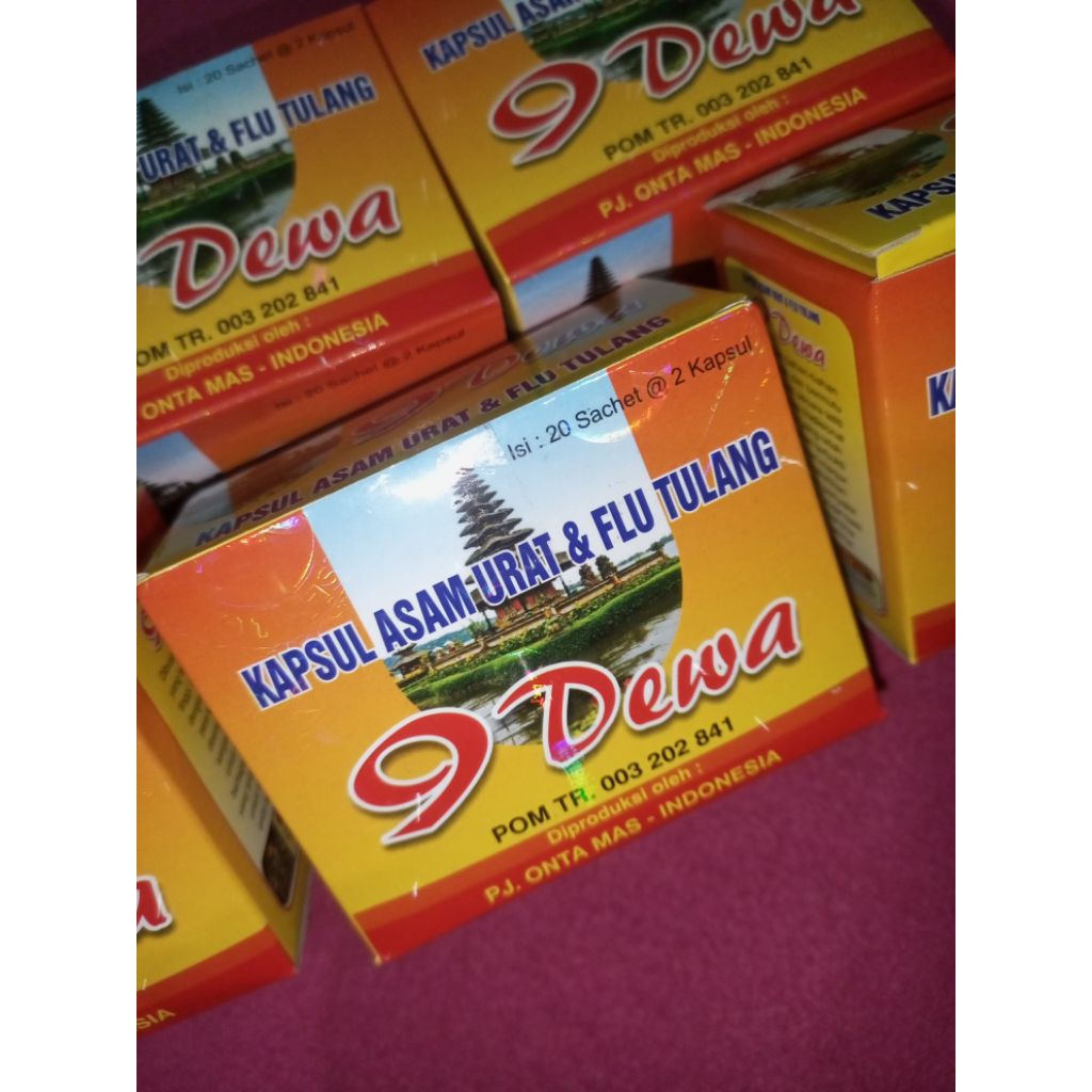 KAPSUL ASAM URAT&FLU TULANG, 9Dewa