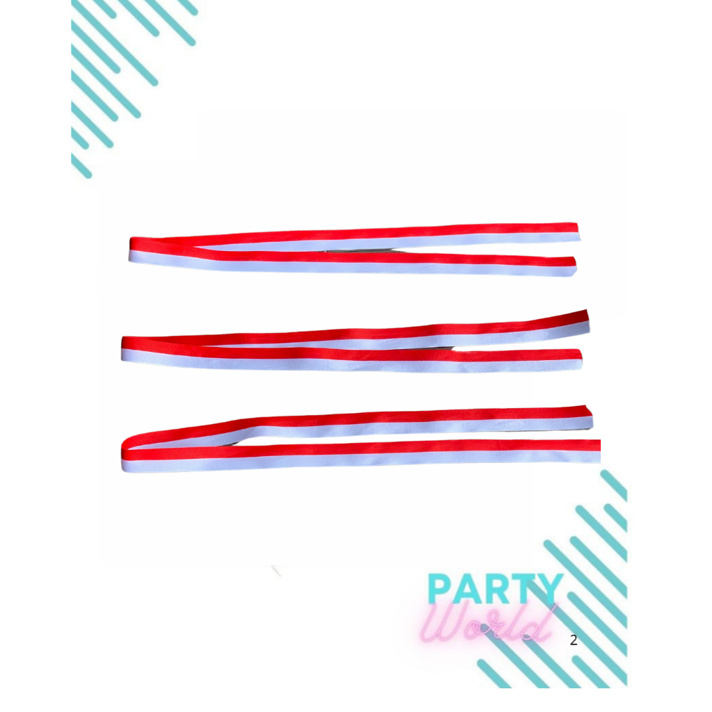 

Pita Bendera Merah Putih Per Meter 1 Inch Pita Satin Berwarna Gradasi Merah Dan Putih Pita 17 Agustus Pita Dirgahayu Hut Ri Partyworld