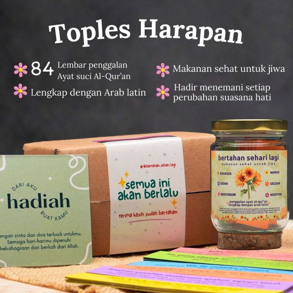 

KODE C84V Muslim Jar Quran Jar Jar of Mood Hadiah Unik Religi Aestetic