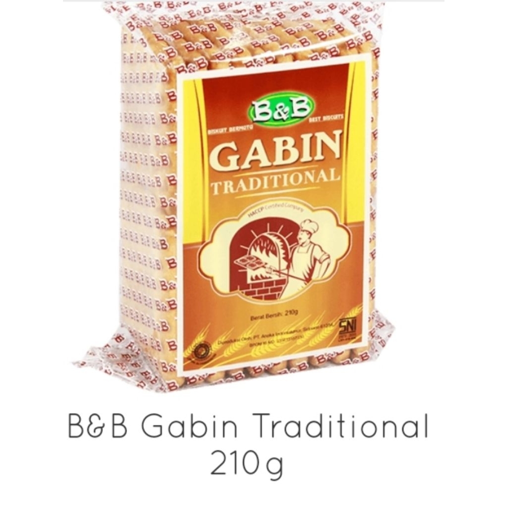 

BISCUIT Gabin Tradisional 210gr