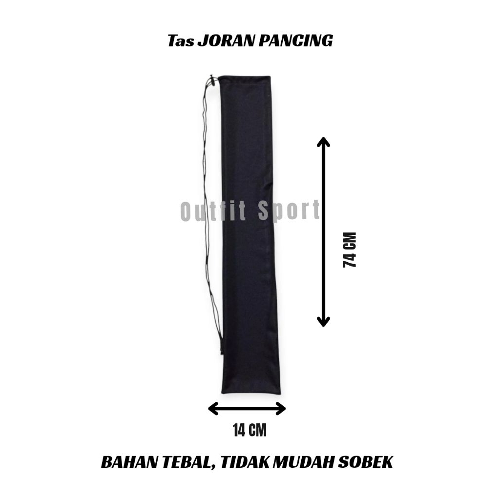 Tas Joran Pancing Ukuran 75 CM Tas Joran Pancing Tanpa Reel Wadah Joran Pancing Sarung Joran