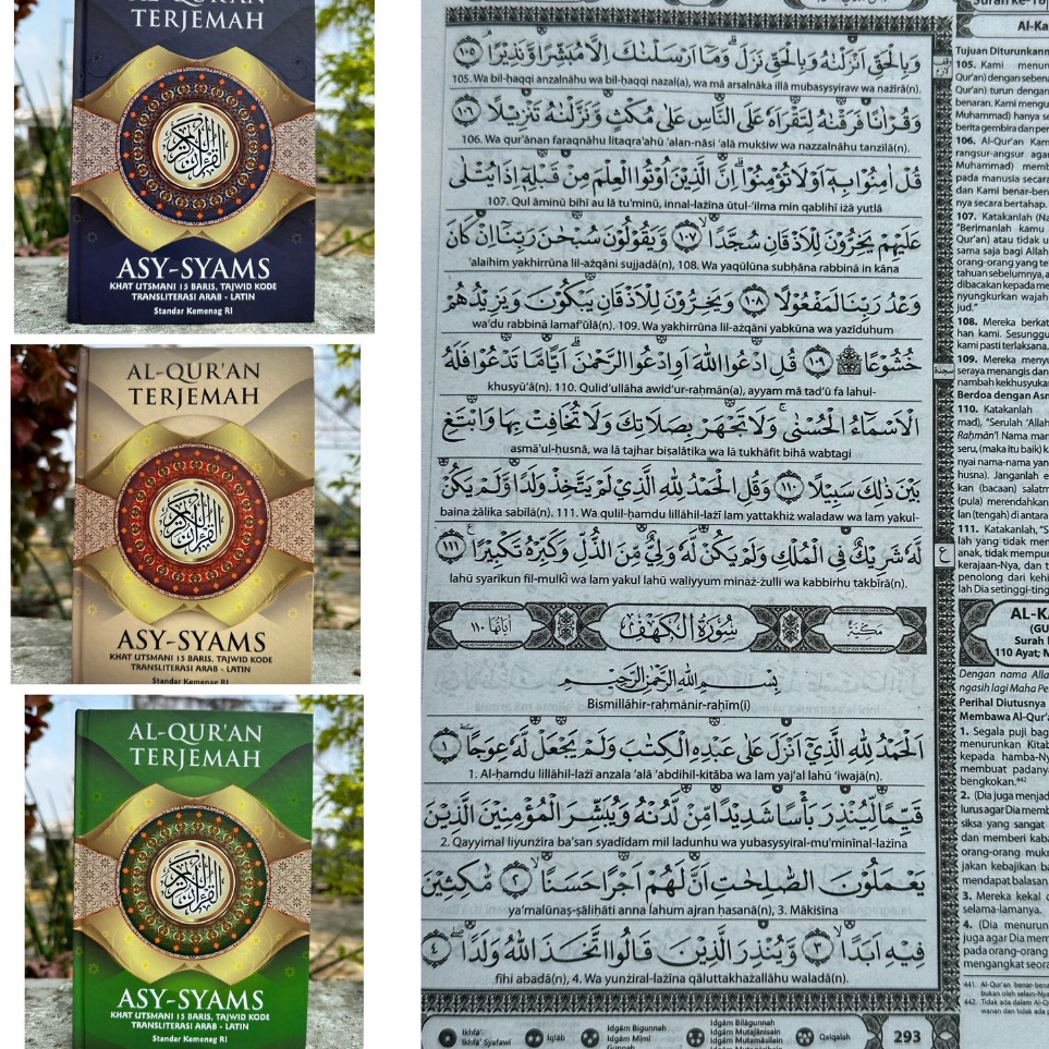 KODE I39A Al Quran Terjemah Tajwid A5 Dilengkapi Cara Baca Latin AL Quran Latin AsySyams Terjemah 13