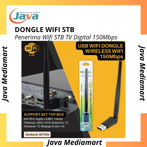 Dongle Wifi Penerima Wifi STB TV Digital 150Mbps